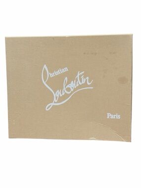 Empty Christian Louboutin Sneaker Heel Pump Flats box 12x10x4